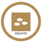 Granos o semillas de sésamo y productos a base de sésamo